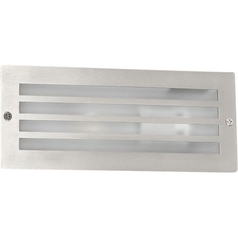 Modern Recessed Lamp Steel IP44 - Hurricane