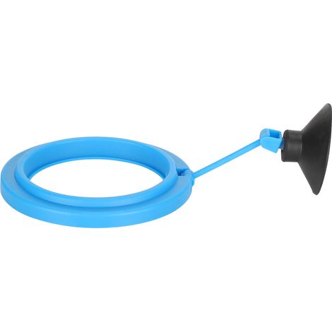 Anneaux d'alimentation pour poissons d'aquarium, petit distributeur de nourriture flottant avec ventouse ronde (1/5)