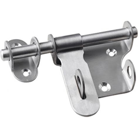 Cerradura de puerta corrediza de 2 piezas, cerradura de acero inoxidable engrosada y duradera (1/3)