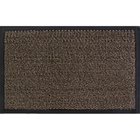 Heavy Duty Barrier Door Floor Mat, 80x60cm, Brown (1/4)