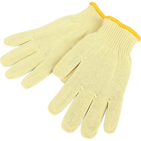 1 Paire de Maniques de Four en Fibre d'Aramide Double Couche Résistantes à Haute Température 300°C Tricotées Souples Gants de Cuisson 24cm (1/5)