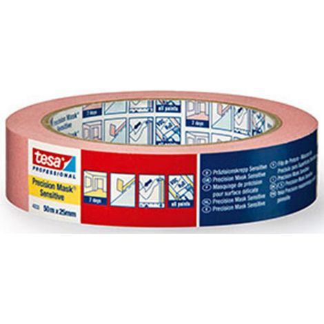NASTRO MASCHERATURA ROSA MM.25X50ML. (1/2)