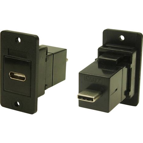 Adaptateur/prolongateur, embase femelle Port USB type C - connecteur USB type B CP30611X Cliff Contenu: 1 pc(s) (1/2)