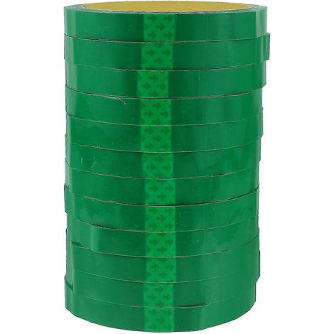 12 rouleaux de ruban adhésif de scellage et de ligature pour cercleuses de supermarché, machines à sceller les sacs et ruban d'emballage (1/5)