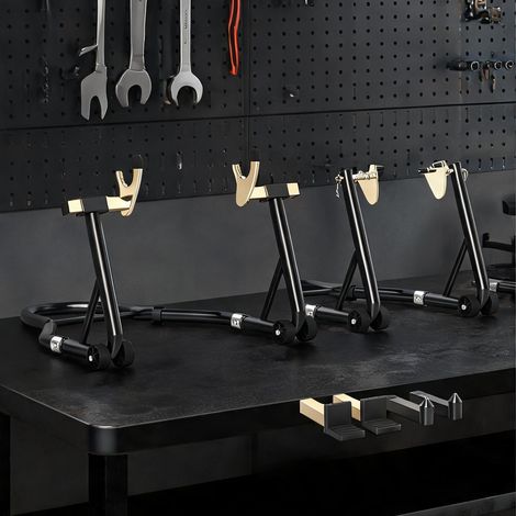 Top case moto noir en acier 59,5 x 37 x 73 cm (1/5)