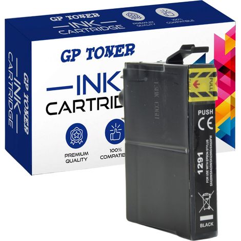 Cartouche d'encre pour Epson T1291 GP-E1291BK (1/2)