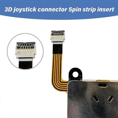 Nappe de joystick 3D longue durée, connecteurs 5 broches, pièce de rechange essentielle pour la réparation de jeux. (1/4)
