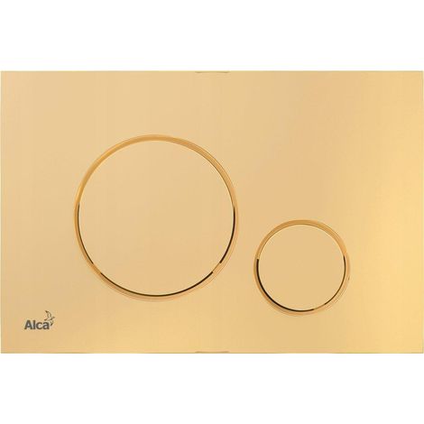 Alcadrain Modelo de pulsador de descarga dorado brillante