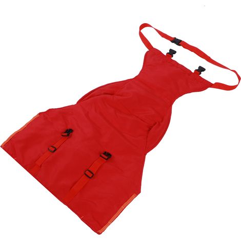 Chaise haute de voyage portable avec harnais de sécurité, siège facile à utiliser pour les bébés et les jeunes enfants (rouge) (1/5)