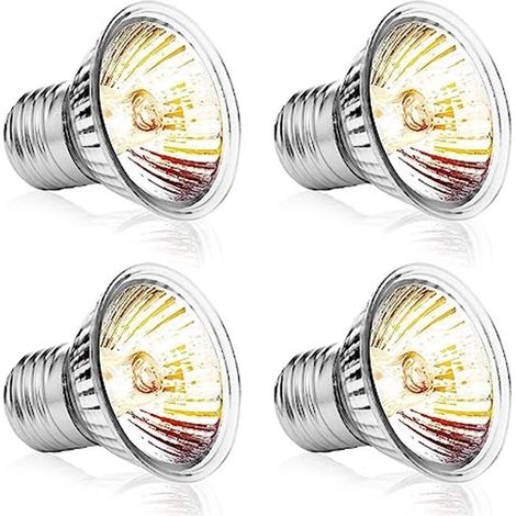 Reptilien-Heizlampe - Dimmbare 75W UVA+UVB-Lampe (1/5)