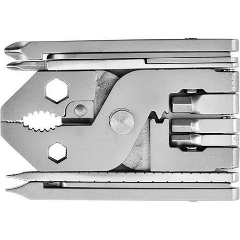 Pince multifonctionnelle compacte 25 en 1 en acier inoxydable avec tournevis intégré pour la maison et l'extérieur (1/5)