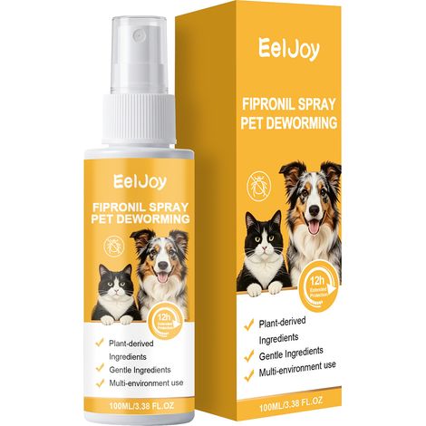 Fipronil Spray für Haustiere – Sanfte, tägliche Oberflächenreinigung und -pflege – 100 ml -- DTEKGAZ (1/5)