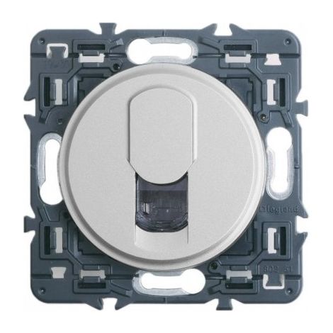 Legrand 099761 RJ45 Telephone/IT Socket - Category 6 - FTP - Titanium Set to be assembled