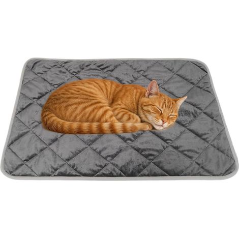 Generisch Tapis de rétention de la chaleur thermique pour – Chiens Pas d'électricité nécessaire, haute performance, 5 couches auto-chauffant, tapis chats chatons chiots maison Utilité multi-usage (1/5)