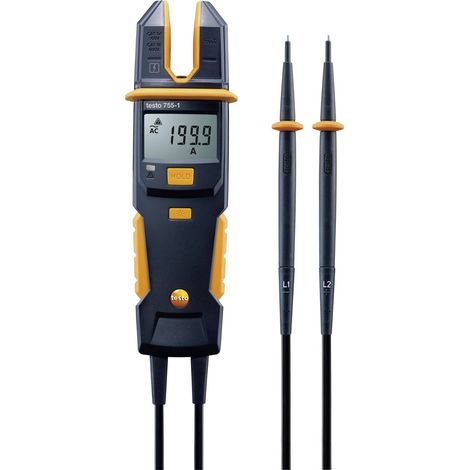 testo 755-1 Hand-Multimeter, Stromzange digital CAT IV 600 V, CAT III 1000 V Anzeige (Counts): 400 (1/5)