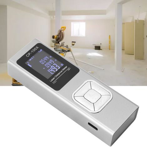 Télémètre ultra-mince de 100 m, règle électronique miniature de haute précision à charge laser, instrument de mesure infrarouge miniature d'intérieur. (1/5)