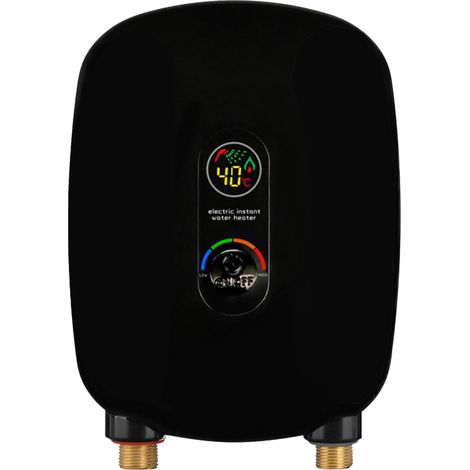 Chauffe-eau électrique sans réservoir 6500W 220V, eau chaude instantanée avec affichage LCD, chauffe-eau électrique pour la maison, le restaurant, le bureau, l'hôtel et le camping-car, 68-126°F