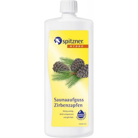 Spitzner Saunaaufguss Zirbenzapfen 1 L Gesundheits-Saunaaufguss 1000 ml (1/5)