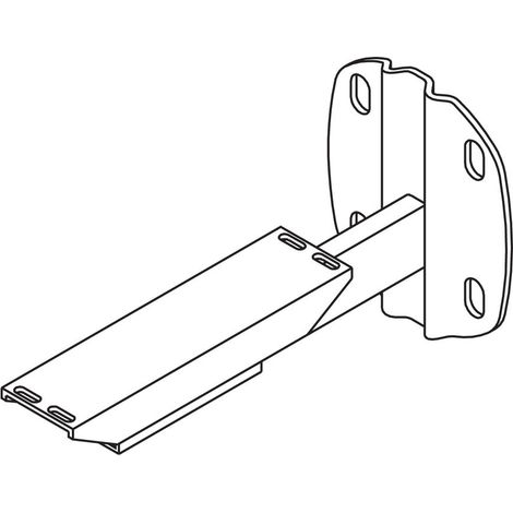 Kermi Fixkonsole für Wandmontage Typ 26, Weiß, ZB00880005 (1/2)