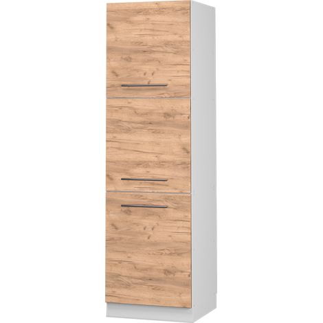 Mobile per forno da incasso Fame-Line, Rovere dorato, 60 cm, Vicco