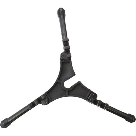 Support pliable en plastique pour bouteille de gaz, support pour réchaud, support pour bouteille de gaz, support pour plaque de cuisson, support pour bouteille de gaz, châssis noir, support extérieur (1/5)