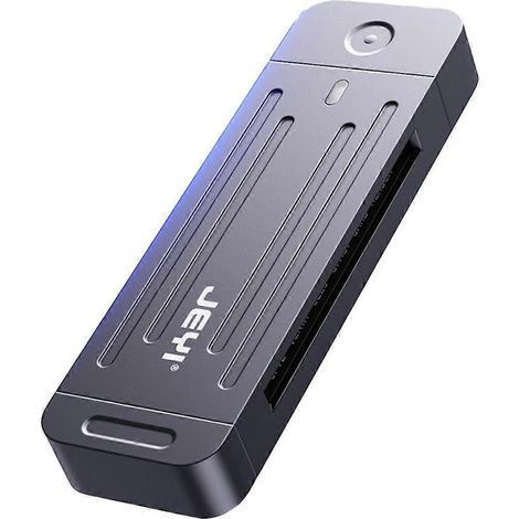 Lecteur de cartes mémoire CFast 2.0 pour appareil photo reflex numérique, compatible USB 3.2, téléphone portable et ordinateur. (1/4)