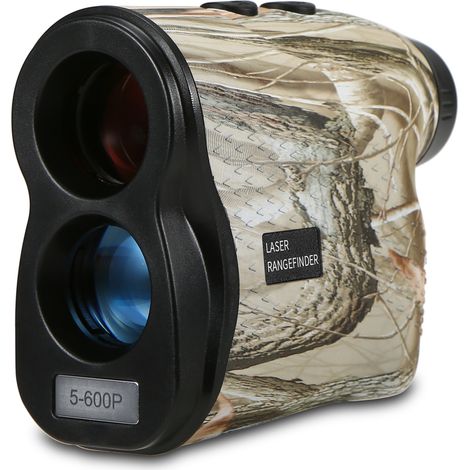 Télémètre Golf Laser 600M Précision ±1M Verrouillage Drapeau Mesure Vitesse 300KM/H Optique 6X Portable pour Chasseur (1/5)
