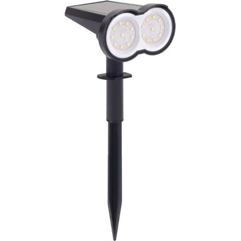 Lampe Solaire à Piquet IP44 80lm - Blanc Froid 6000K - 8000K - S