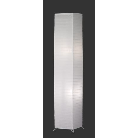Lámpara de pie 2xE27 Bambú Blanco Papel H130 cm Trio Lighting