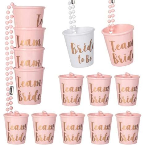 Lot de 14 verres à liqueur - Accessoire pour enterrement de vie de jeune fille - Pour enterrement de vie de jeune fille (1/5)