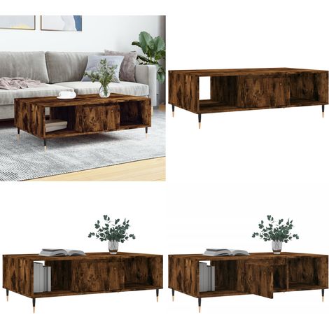 Couchtisch Räuchereiche 104x60x35 cm Holzwerkstoff - Couchtisch - Wohnzimmerschreibtisch - Beistelltisch - Holzmöbel - Esszimmertisch - Home & Living (1/5)