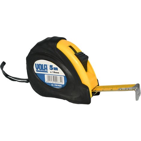 Flessometro Bricolage Vola 6 Pezzi in Custodia ABS 5 Mt 19 mm