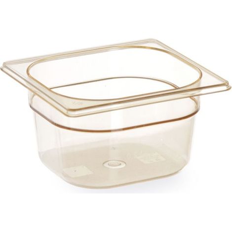 Bac gastronorme 1/6 résistant aux températures élevées - 16x17xH10 cm - Hendi