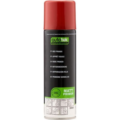 Peinture En Aerosol - Rouge Primaire - Pour Métal Et Surfaces Préparées - 300 Ml