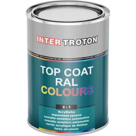 Pintura acrílica negra 9005 troton
