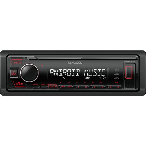 Kenwood KMM-105RY ricevitore multimediale per auto Nero 50W