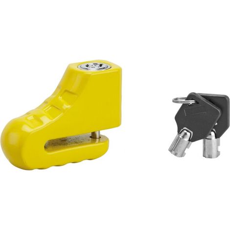 Antivol scooter Block, jaune, 2 clés - (1/2)