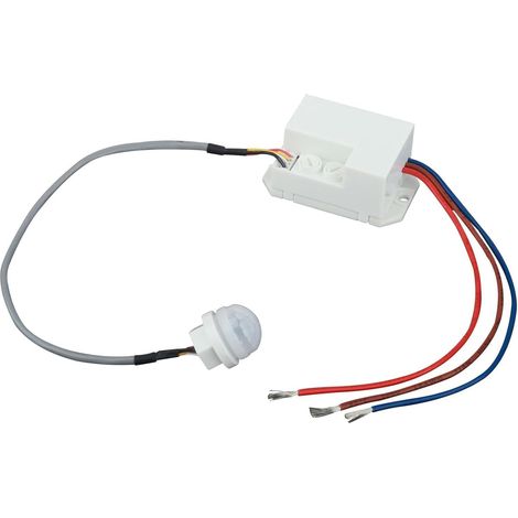 1 Détecteur de mouvement, Infrarouge, Encastré, 230V, Crépusculaire, Intérieur (1/5)