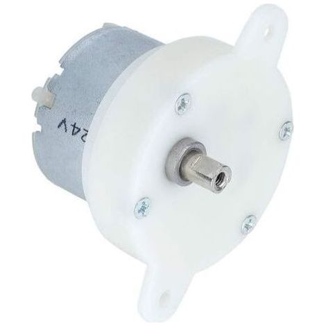 Motoréducteur, mini moteur électrique à vitesse lente à couple élevé, Micro moteur electrique, petit réducteur de moteur à vitesse lente 12V avec rotation de l'engrenage muet terminal (1/5)