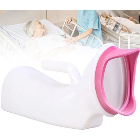 Botella de orina de 1000 ml para mujeres, Orinal, Inodoro portátil, Embudo de orina reutilizable, WC de emergencia, Inodoro portátil (1/5)
