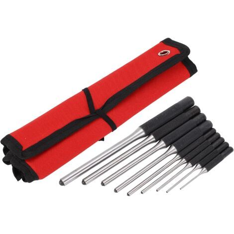 Jeu de 9 poinçons, de 1/16 à 5/16 pouce, outil de poinçonnage en acier rapide pour la réparation de montres automobiles, les travaux manuels et les poignées. (1/5)