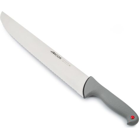 Cuchillo de Pescadero Arcos Colour - Prof  240800 de acero inoxidable Nitrum y mango ergonómico de Polipropileno y hoja de 35 cm, funda display (1/6)