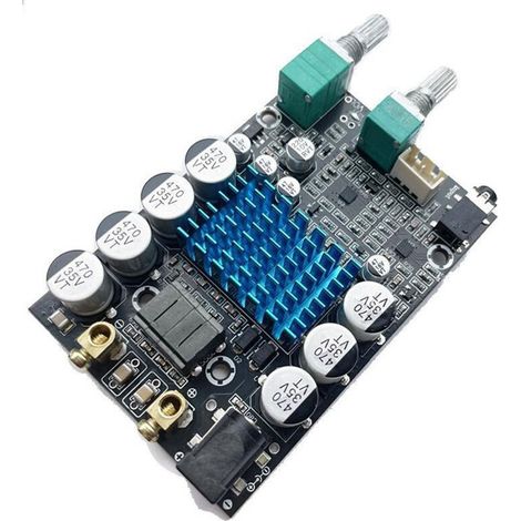 Geeignet für die digitale Verstärkerplatine TPA3116, geeignet für Subwoofer, Mono-Audio, 120-W-Leistungsverstärker, 9-24-V-Gleichstromversorgung. (1/3)