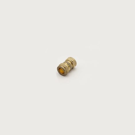 PrimaPlus Brass Compression Coupling 15mm - Pack of 10 (1/2)