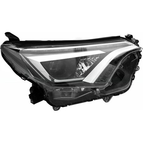 Phare avant droit Led fond noir Toyota Rav4 4 phase 2 2015-2019