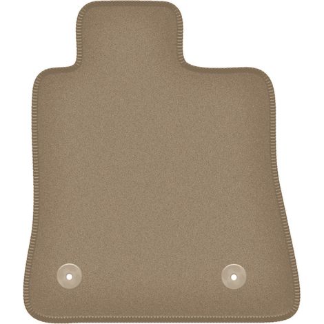 Tapis de sol conducteur en velours beige pour : Chevrolet Camaro VI coupé (2015-2020) (1/5)