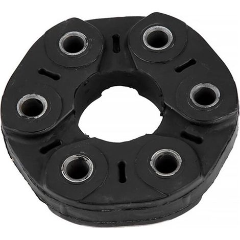 Eosnow Disque flexible d'arbre de transmission, 96 mm de diamètre, 6 trous en alliage d'aluminium noir antirouille 26111209168 de remplacement pour voiture 128i 2008-2013 (1/4)
