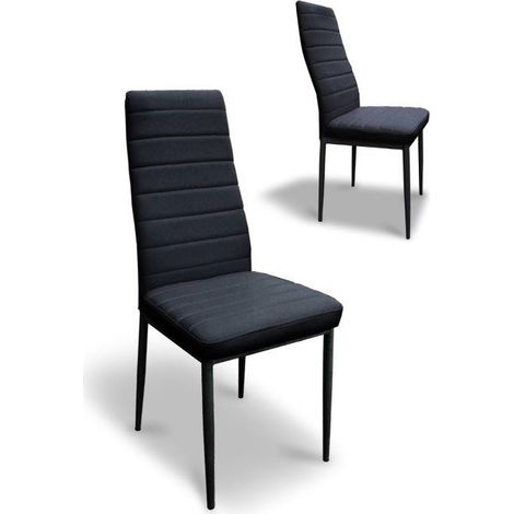 SEDIA IMBOTTITA PENNY NERA
