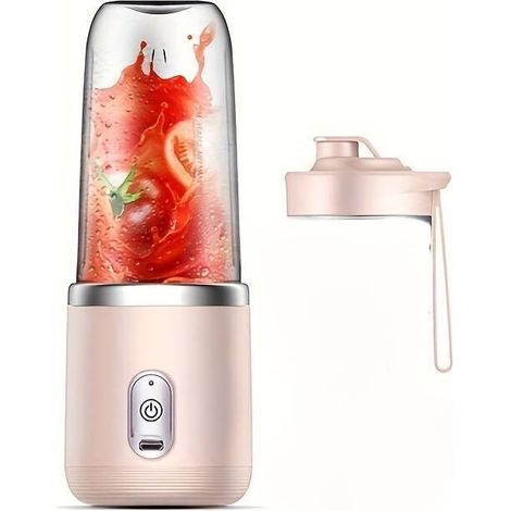 Tragbarer elektrischer Entsafter für frischen Saft unterwegs – Kompakt und leistungsstark für Obst und Gemüse, einfach zu reinigen