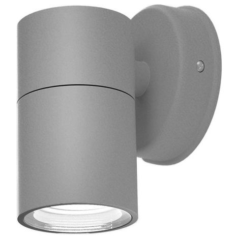 „Becala“ Außenwandleuchte GU10 (230V) IP44 11,3x7,3x11,3cm graue Farbe